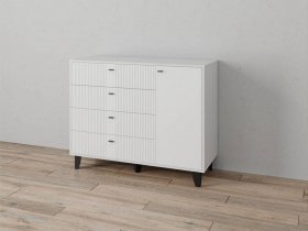 Комод «Катрин-13» (белый/белый снег) в Колыбельке - kolybelka.mebel-nsk.ru | фото