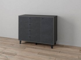 Комод «Катрин-13» (графит/гранит лофт) в Колыбельке - kolybelka.mebel-nsk.ru | фото