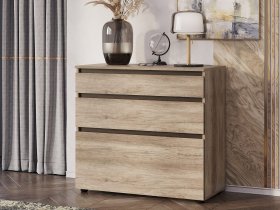 Комод КМ-01 Энигма (венге/дуб каньон) в Колыбельке - kolybelka.mebel-nsk.ru | фото