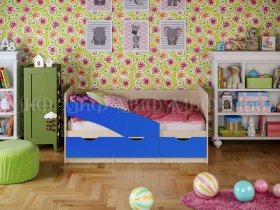 Кровать детская Бабочки 2,0 м в Колыбельке - kolybelka.mebel-nsk.ru | фото