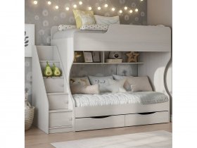 Кровать двухъярусная Каприз-22 КПР.22 в Колыбельке - kolybelka.mebel-nsk.ru | фото