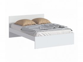 Кровать двуспальная 1,4м Бруклин СБ-3353 (белый) в Колыбельке - kolybelka.mebel-nsk.ru | фото