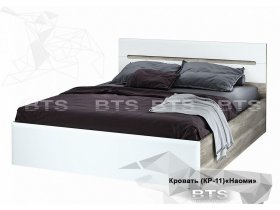Кровать двуспальная 1,6 м  Наоми КР-11 в Колыбельке - kolybelka.mebel-nsk.ru | фото