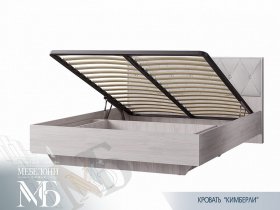 Кровать двуспальная с подъем. мех. 1,6 м  Кимберли КР-13 в Колыбельке - kolybelka.mebel-nsk.ru | фото