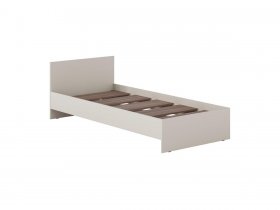 Кровать односпальная 0,9м Айри КР-001 (кашемир) в Колыбельке - kolybelka.mebel-nsk.ru | фото