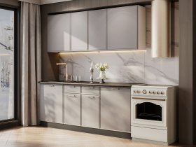 Кухонный гарнитур «Адель» 2,0м (нео) в Колыбельке - kolybelka.mebel-nsk.ru | фото