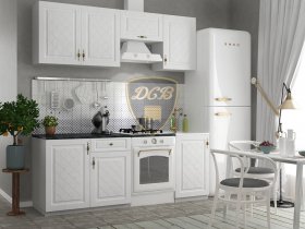 Кухонный гарнитур Гранд (белый) в Колыбельке - kolybelka.mebel-nsk.ru | фото
