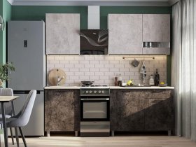 Кухонный гарнитур Розалия 1,7м (со столешницей) в Колыбельке - kolybelka.mebel-nsk.ru | фото