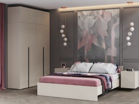 Модульная спальня Айри (кашемир) в Колыбельке - kolybelka.mebel-nsk.ru | фото
