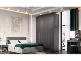 Модульная спальня Эккервуд в Колыбельке - kolybelka.mebel-nsk.ru | фото