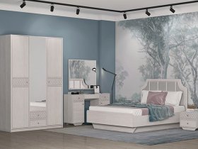 Модульная спальня Лоренцо в Колыбельке - kolybelka.mebel-nsk.ru | фото