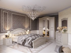 Модульная спальня Николь (Мебельград) в Колыбельке - kolybelka.mebel-nsk.ru | фото