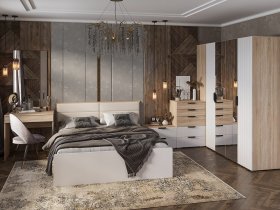 Модульная спальня Норд в Колыбельке - kolybelka.mebel-nsk.ru | фото