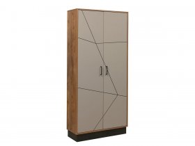 Шкаф двухстворчатый комбинированный для одежды Гамма  54.14 в Колыбельке - kolybelka.mebel-nsk.ru | фото