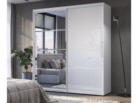 Шкаф-купе Крафт-6 2,0м (белый) в Колыбельке - kolybelka.mebel-nsk.ru | фото