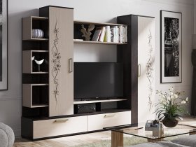 Стенка «Дакота» (венге/дуб молочный) в Колыбельке - kolybelka.mebel-nsk.ru | фото