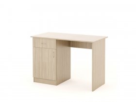 Стол письменный СП-01 (Биг) ясень шимо светлый в Колыбельке - kolybelka.mebel-nsk.ru | фото