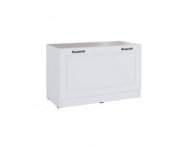 Тумба 800 Апполия прихожая (белый/белый дуб) в Колыбельке - kolybelka.mebel-nsk.ru | фото